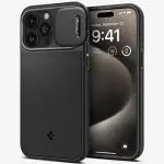 Apple iPhone 15 Pro Optik Armor MagFit Case by Spigen - ACS07184 - Black
