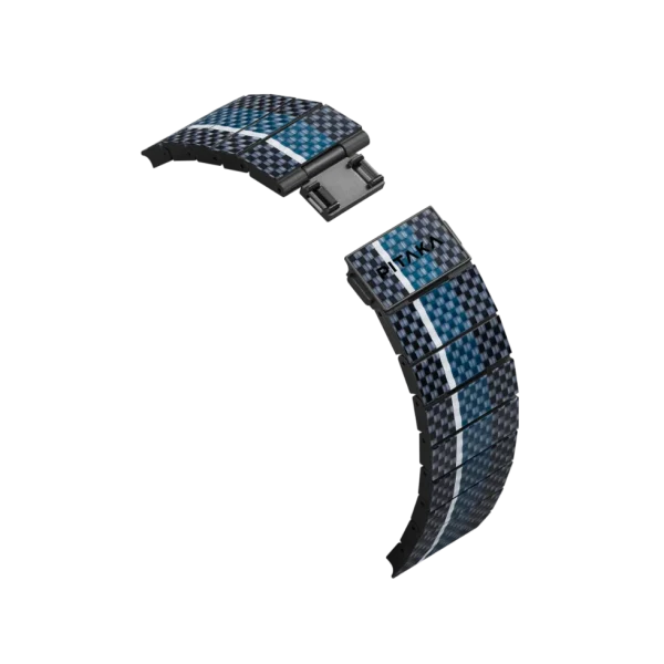 poetry-chromacarbon-band-moon-5_980x980 Pitaka Band for Apple Watch Ultra 49 mm / Apple Watch 46 mm / 45 mm / 44 mm / 42 mm Poetry of Things ChromaCarbon - Moon - Image 3