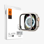 Apple Watch Ultra 2 / 1 Screen Protector Glas.tR Slim Pro by Spigen for 49mm - Natural Titanium - AGL06161