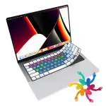 MacBook Air 15″ M2 / Air 13″ M2 / MacBook Pro 14″ M2, M1 / MacBook Pro 16″ M2, M1 VerSkin Inclusive Keyboard Protector by JCPAL - US-Layout - Black - JCP2443
