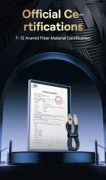 Baseus Unbreakable Series Fast Charging Data Cable Type-C to Type-C 100W 1M - Black - Image 3