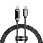 Baseus Display Fast Charging Data Cable Type-C to Type-C 100W 1M - Black
