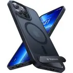 iPhone 15 Pro UPRO PStand Case with built in Kickstand - Black