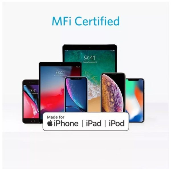 Anker PowerLine Select USB-C To Lightning Cable 3ft - Black - BIS - Image 3