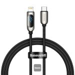 Baseus Display Fast Charging Data Cable Type-C to Iphone 20W 2M - Black