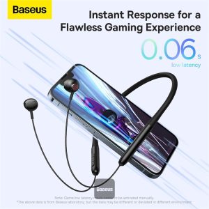 Baseus Bowie P1 Wireless Neckband - Black - Image 5