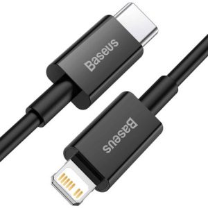 Baseus Superior Series Fast Charging Data Cable Type-C to iPhone PD 20W 2M - Black - Image 6