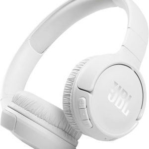 JBL Tune 510BT Wireless On-Ear Headphones with Purebass Sound - White