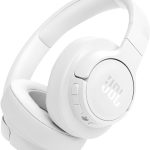 JBL Tune 770NC Wireless Over Ear ANC Headphones with Mic Upto 70 Hrs Playtime Speedcharge Google Fast Pair Dual Pairing BT 5.3 LE Audio Customize on Headphones App - White