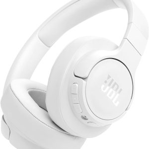 JBL Tune 770NC Wireless Over Ear ANC Headphones with Mic Upto 70 Hrs Playtime Speedcharge Google Fast Pair Dual Pairing BT 5.3 LE Audio Customize on Headphones App - White