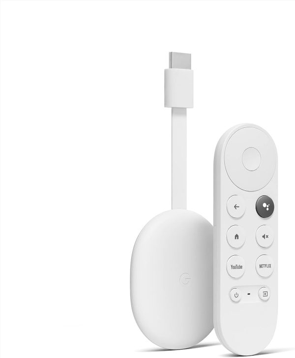 51zUyjdP1oL._AC_SL1500_ Google Chromecast HD Streaming Stick Entertainment on Your TV With Voice Search Watch Movies Shows and Live TV in 1080p HD - White - Image 1