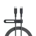 Anker Braided Type C to Type C 240W Cable Bio Nylon 6ft - Black - A81D6H11 - OP
