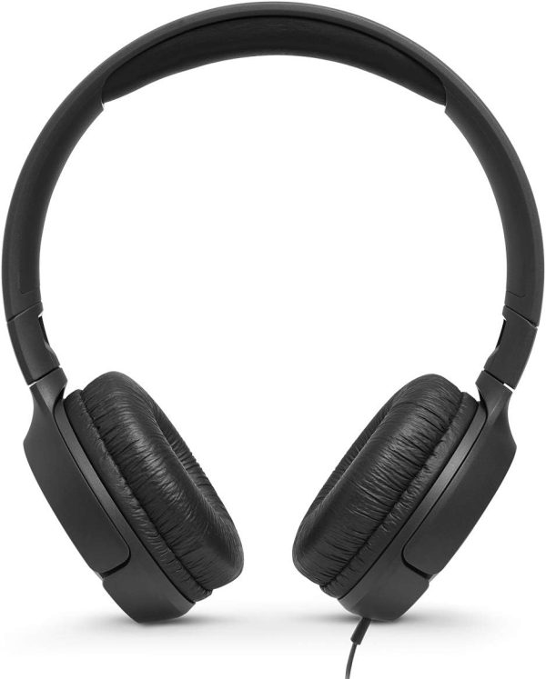 61dUYDouuCL._AC_SL1200_ JBL TUNE 500 Wired On-Ear Headphones - Black - Image 5