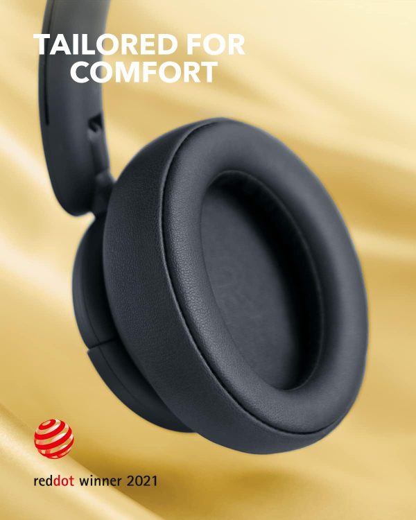 Anker Soundcore Life Q35 Multi Mode Active Noise Cancelling Bluetooth Headphones with LDAC for Hi Res Wireless Audio 40H Playtime Comfortable Fit Clear Calls for Home Work Travel - Black - A3027012 - Image 2