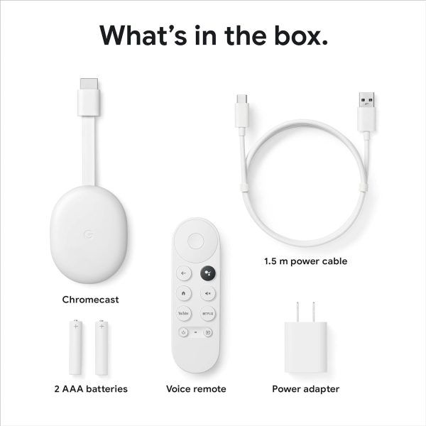Google Chromecast HD Streaming Stick Entertainment on Your TV With Voice Search  Watch Movies Shows and Live TV in 1080p HD - White - Image 5