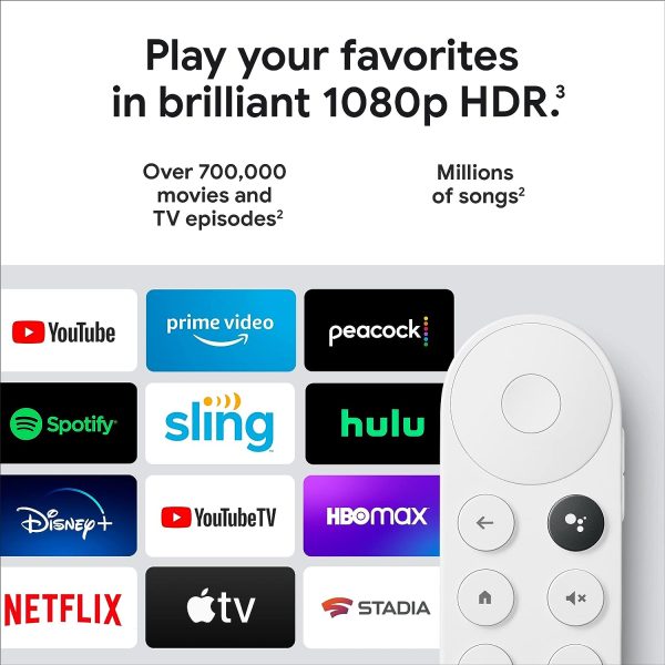 Google Chromecast HD Streaming Stick Entertainment on Your TV With Voice Search  Watch Movies Shows and Live TV in 1080p HD - White - Image 10