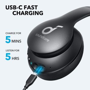 Anker Soundcore Life 2 Neo Wireless Headphones Over Ear Wireless Bluetooth Headphone - Black - A3033H11 - Image 3