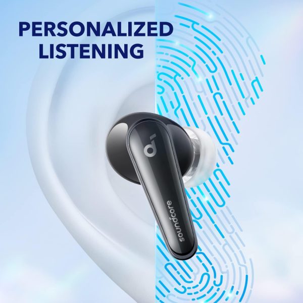 Anker Soundcore Liberty 4 Noise Cancelling Earbuds True Wireless Earbuds with ACAA 3.0 Dual Dynamic Drivers for Hi-Res Premium Sound Spatial Audio with Dual Modes All-New Heart Rate Sensor - Black - A3953011 - Image 3