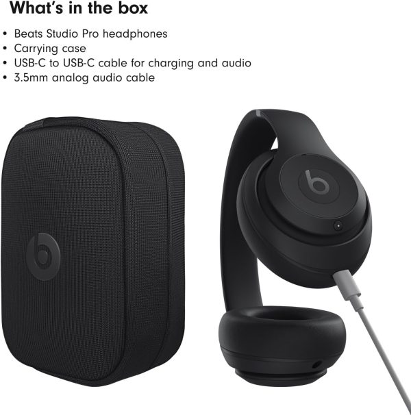 71Y6zO1z32L._AC_SL1500_ Beats Studio Pro Wireless Bluetooth Noise Cancelling Headphones  Personalized Spatial Audio, USB-C Lossless Audio Apple & Android Compatibility Up to 40 Hours Battery Life - Sandstone - Image 4