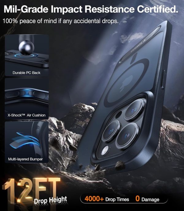 71b-aT83zIL._AC_SL1500_ iPhone 15 Pro UPRO PStand Case with built in Kickstand - Black - Image 5