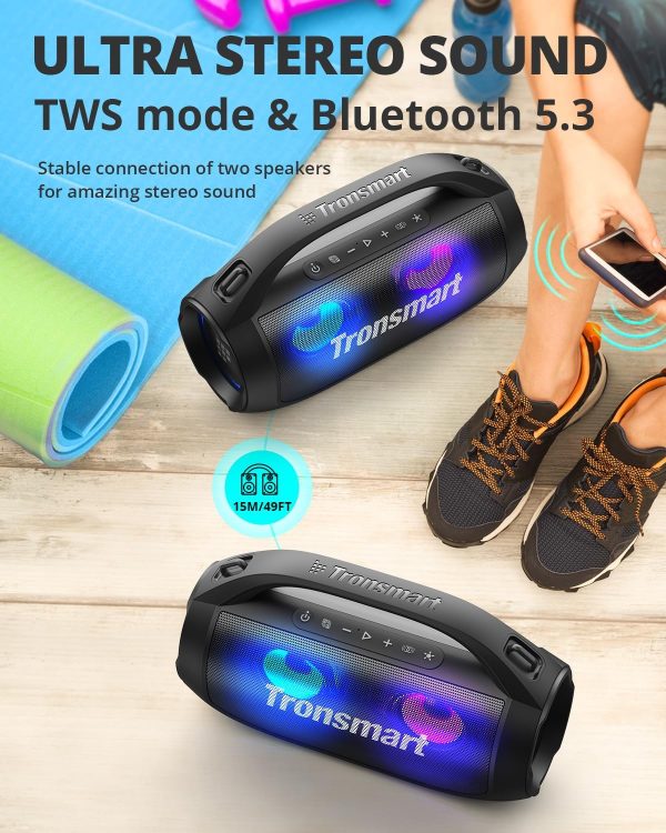 Tronsmart Bang SE Portable Bluetooth Speaker - Black - BB - Image 5