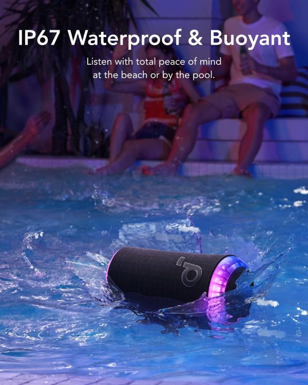 71riHtKKDHL._AC_SL1500_ Anker Soundcore Glow Portable Speaker - Black - A3166011 - OP - Image 2