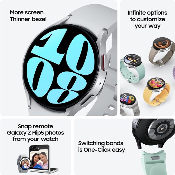 810++cs7dwL._AC_SL1500_ Samsung Galaxy Watch 6 40mm Smart Watch Fitness Tracker Bluetooth  - Black - Image 5