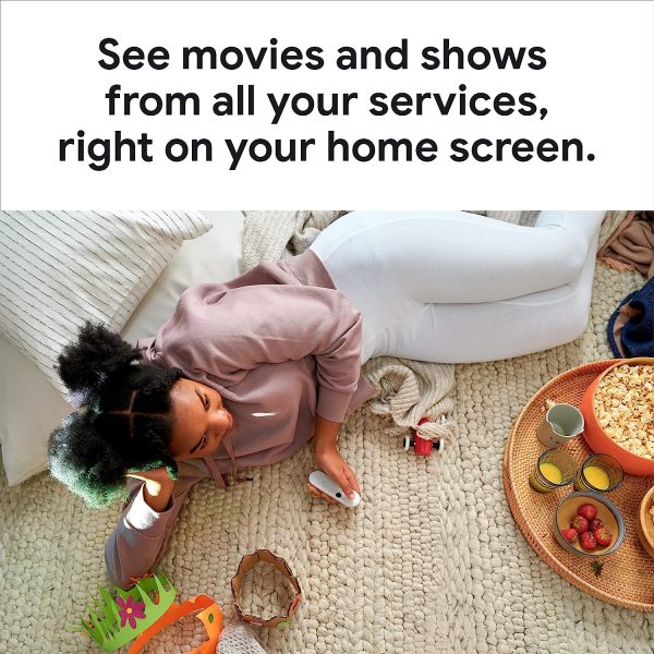 Google Chromecast 4K Streaming Stick Entertainment on Your TV With Voice Search  Watch Movies Shows and Live TV in 4K HDR - White - Image 6