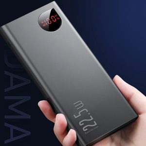 Baseus Adaman Metal Digital Display Quick Charge Power Bank 10000mAh 22.5W - Black