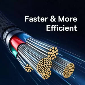 Baseus Unbreakable Series Fast Charging Data Cable Type-C to iP 20W 1M – Black - Image 2