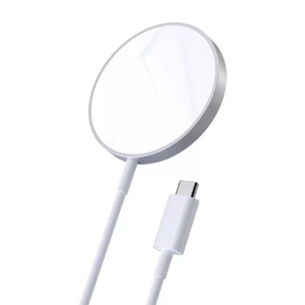 Choetech MagSafe Compatible Magnetic 15W Fast Wireless Charger - White - T518-F - GC - Image 1