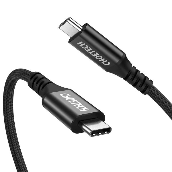 Choetech-XCC-1007 Choetech Quick Charge USB Type C to USB Type C 3.1 Gen 2 100W Power Delivery Cable 2m - Black - XCC-1007 - GC - Image 1