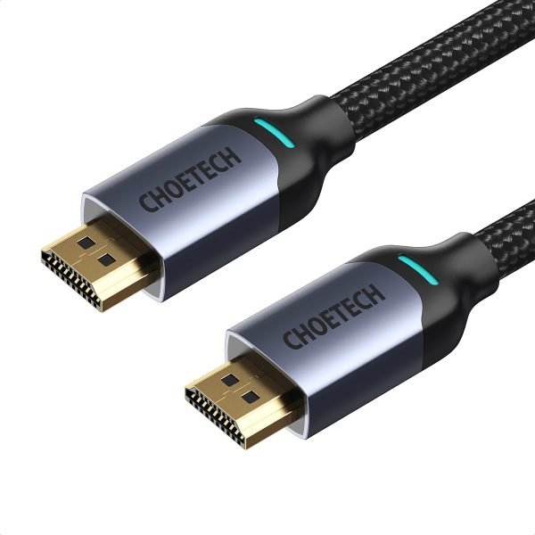 Choetech-XHH01-0 Choetech 8K HDMI To HDMI Nylon Braided Cable 2m - Black - XHH01 - GC - Image 2