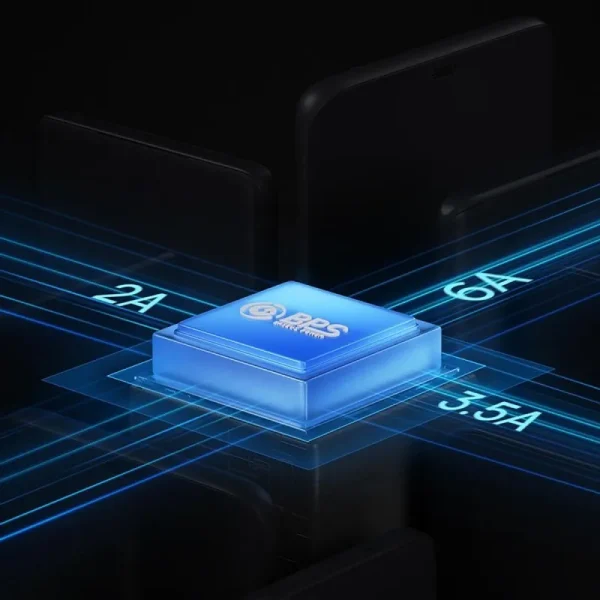 Baseus Flash Series II Two for Three Charging Cable U+C to M+L+C 100W 1.2M - Black - Image 3