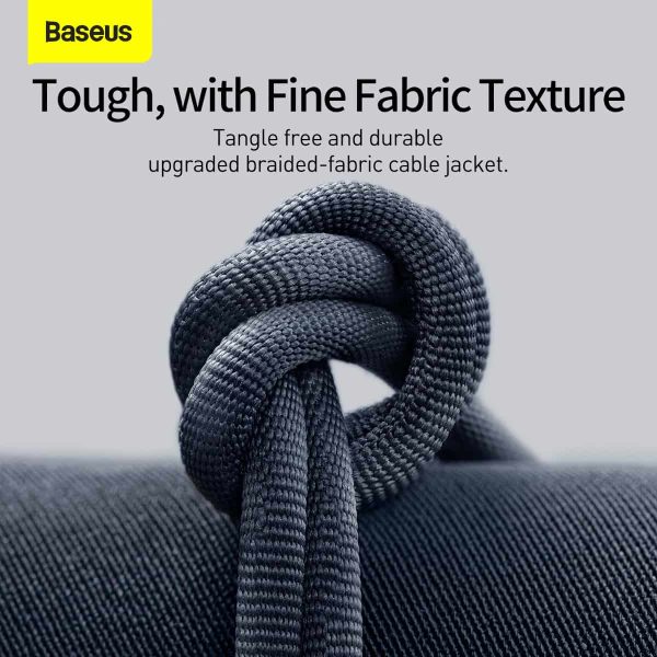 Baseus Crystal Shine Series Fast Charging Data Cable Type-C to iPhone 20W 1.2M - Black - Image 4