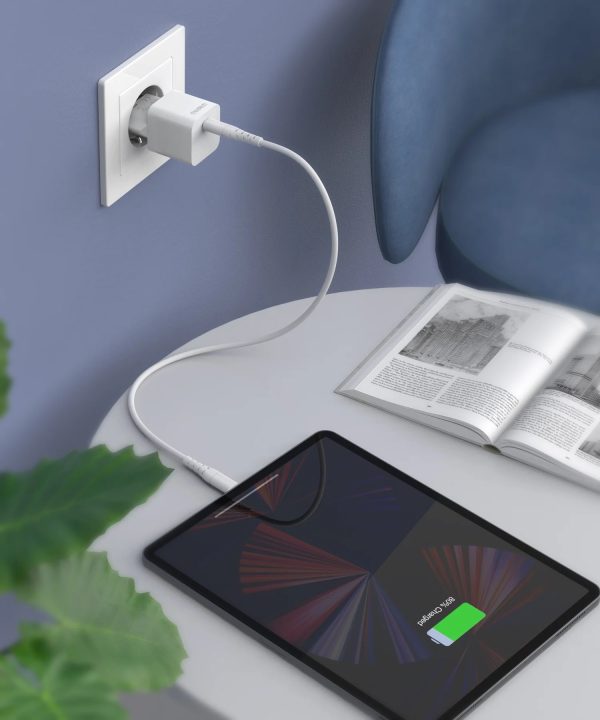 Choetech 20W PD Mini Charger - White - EU Plug - PD5010 - GC - Image 2