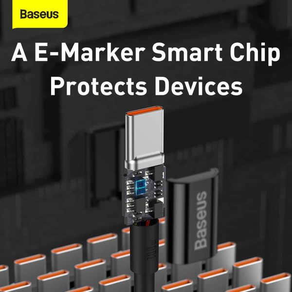 Baseus Superior Series Type-C to Type-C 100W 2M - Black - Image 3