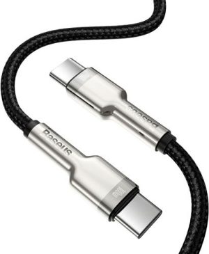 Baseus Cafule Series Metal Data Cable 100W Type-C To Type-C 1M - Black