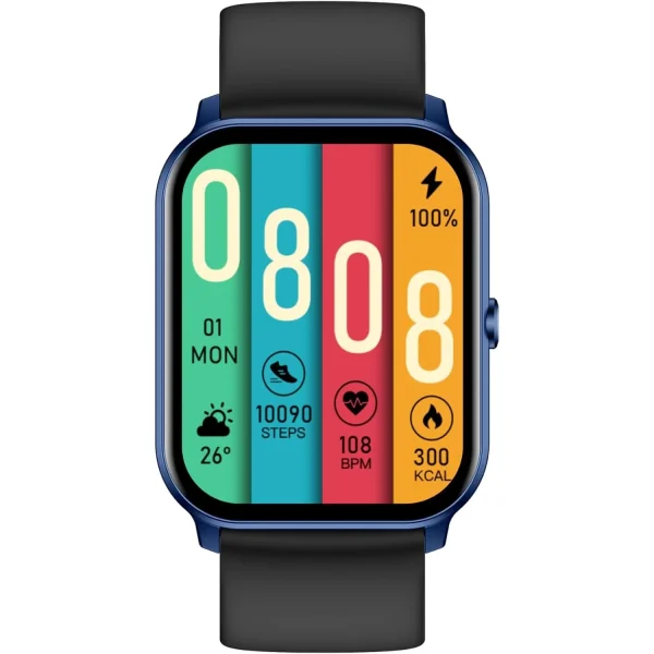 kieslect-2 Kieslect Ks Mini Bluetooth Calling Smart Watch with 1.78″ HD Colorful Amoled Display - Blue - OP - Image 4