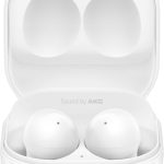 SAMSUNG Galaxy Buds 2 True Wireless Earbuds Noise Cancelling Ambient Sound Bluetooth Lightweight Comfort Fit Touch Control - White