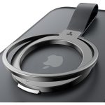 TORRAS OmniRing Magnetic Phone Grip Holder Kickstand, Compatible with PopSockets MagSafe Ring Removable - Black