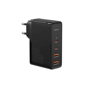 Baseus Gan2 Pro Quick Charger 2C+2U 100W With Type C to Type C Cable 100W - Black