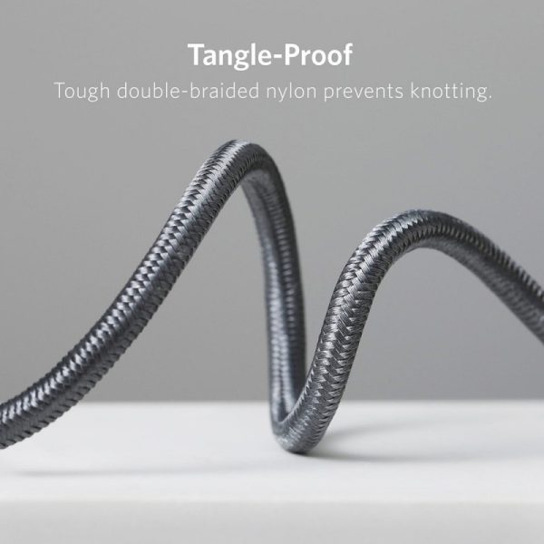 Anker Powerline+ USB C To USB-A 3.0 Cable 6ft - Gray - A8169HA1 - Image 4