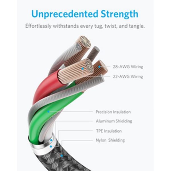 1615983942_1611746044_Select-2 Anker PowerLine Select+ USB Cable With Lightning Connector 6ft - Black - A8013H11 - Image 6