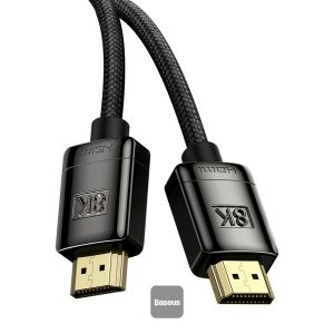 Baseus High Definition HDMI to HDMI Cable 8K 2M - Black
