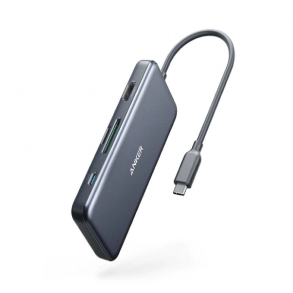 1668256359_Capture Anker PowerExpand 341 USB-C Hub 7-In-1 - Black - A8346HA1 - Image 1