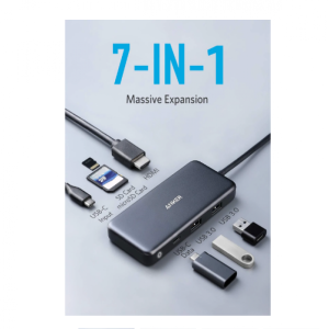 Anker PowerExpand 341 USB-C Hub 7-In-1 - Black - A8346HA1 - Image 5