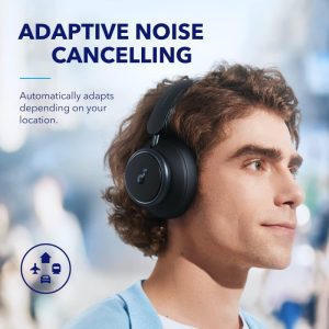 Anker Soundcore Space Q45 Adaptive Active Noise Cancelling Headphones - Black - A3040011 - OP - Image 3