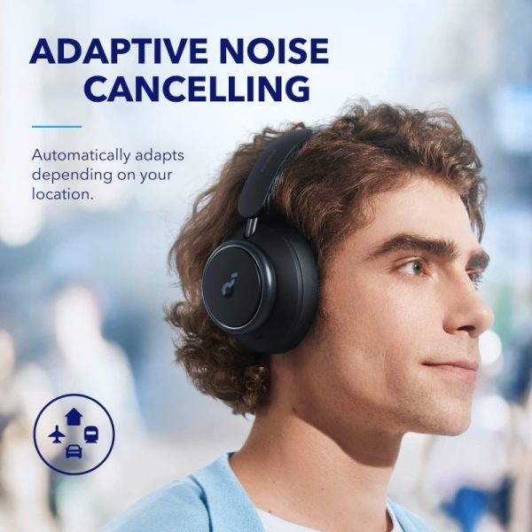 Anker Soundcore Space Q45 Adaptive Active Noise Cancelling Headphones - Blue - A3040031 - OP - Image 3