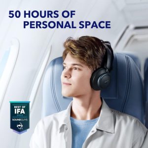 Anker Soundcore Space Q45 Adaptive Active Noise Cancelling Headphones - Black - A3040011 - OP - Image 4